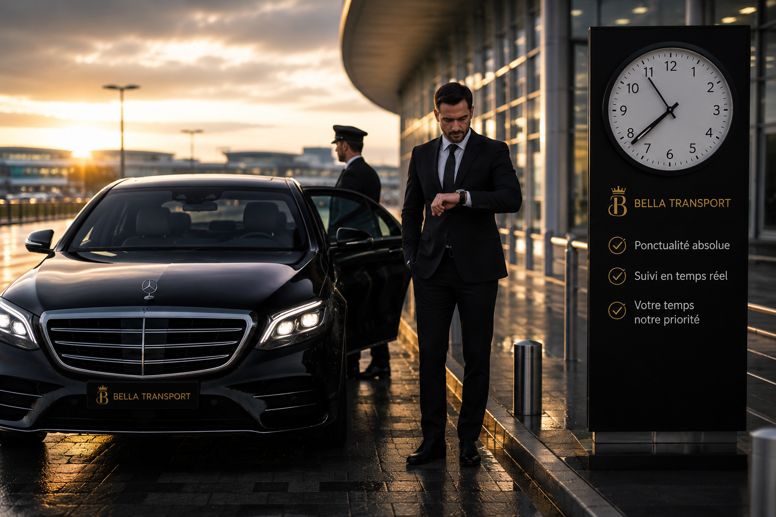 Ponctualité chauffeur privé Driver of the King Paris Île-de-France - Chauffeur privé Gare de l’Est alternative au taxi Gare de l’Est